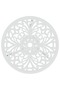 3 Piece Bistro Set Cast Aluminium White - 4