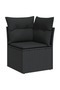 Garden Sofa Set | Black | PE rattan | Large | Modular | Garden Sofa Set - 4