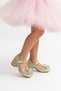 Girls' High Heel Shoes with Glitter and Rhinestone Bow, Evening Dress Shoes, New Season, Sparkling - 3