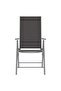 5 Piece Garden Dining Set Aluminium and Textilene Silver - 4