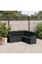 Garden Sofa Set | Black | PE rattan | Medium | Modular | Garden Sofa Set