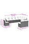Garden Sofa Set | Black | PE rattan | Large | Adjustable Feet - 2