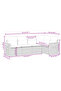 5 Piece Garden Sofa Set with Cushions Beige Poly Rattan - 2