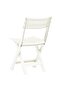 Folding Garden Chairs 2 pcs Plastic White - 4