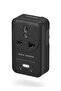 Velocitas Universal AC Wall Socket with PD 20W & QC 18W Fast Charging
