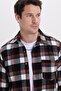 Men's Regular Fit Comfortable Cut Winter Plaid Lumberjack Shirt - 2