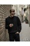 Men's Basic Knitwear Knitted Sweater - 2