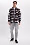 Men's Regular Fit Comfortable Cut Winter Plaid Lumberjack Shirt - 4