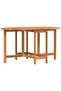 Garden Table Folding Brown 110 x 60 x 72 cm Solid Acacia Wood