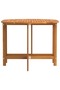 Garden Table Folding Brown 110 x 60 x 72 cm Solid Acacia Wood - 4