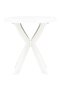 Bistro Table White Ø70 cm Plastic - 2
