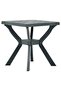 Bistro Table Green 70x70x72 cm Plastic - 2