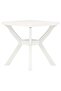 Bistro Table White 70x70x72 cm Plastic