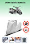 Gray Rear Bag Lock Incompatible with Motolux Americano 125 Compatible Motorcycle Tarpaulin, 4 Seasons