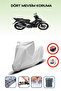 Gray Rear Bag Lock Incompatible with Kuba Easy Pro 50 Compatible Motorcycle Tarpaulin, 4 Seasons