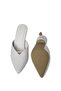 Lira Pointed Mules White - 3