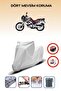 Gray Rear Bag Lock Incompatible Bmw F 650 St Compatible Motorcycle Tarpaulin, 4 Seasons