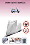 Gray Rear Bag Lock Incompatible with Kanuni Visal 125 Compatible Motorcycle Tarpaulin, 4 Seasons