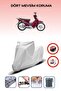 Gray Rear Bag Lock Incompatible with Kanuni Cup 100 Compatible Motorcycle Tarpaulin, 4 Seasons