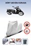 Gray Rear Bag Lock Incompatible Rks Outlook 150 Compatible Motorcycle Tarpaulin, 4 Seasons