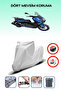 Gray Rear Bag Lock Incompatible with Arora Max Pro Compatible Motorcycle Tarpaulin, 4 Seasons