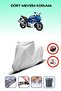 Gray Rear Case Lock Incompatible Suzuki Gsx 650 F Compatible Motorcycle Tarpaulin, 4 Seasons
