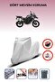 Gray Rear Bag Lock Incompatible Benelli Trk 502X Compatible Motorcycle Tarpaulin, 4 Seasons