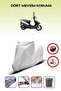 Gray Rear Bag Lock Incompatible with Kuba Fighter 80 Compatible Motorcycle Tarpaulin, 4 Seasons