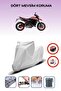 Gray Rear Bag Lock Incompatible with Ducati Hypermotard 821 Compatible Motorcycle Tarpaulin, 4 Seasons