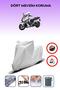 Gray Rear Bag Lock Incompatible Bmw C 650 Sport Compatible Motorcycle Tarpaulin, 4 Seasons