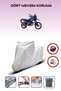 Gray Rear Bag Lock Incompatible with Yamaha Tenere 700 Extreme Compatible Motorcycle Tarpaulin, 4 Seasons