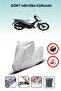Gray Rear Bag Lock Incompatible Rks Next 50 Compatible Motorcycle Tarpaulin, 4 Seasons