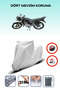 Gray Rear Bag Lock Incompatible Kuba Xf 139 Compatible Motorcycle Tarpaulin, 4 Seasons