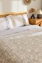 Reno 100% Cotton Double Duvet Cover Set Anthracite - 6