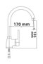 Venezia Kroma Swan Sink Faucet Chrome |   High Body Double Inlet Faucet with 5 Years Warranty - 3