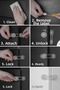 2Pcs Safety Lock Child Safety Latch Multi Cabinet Drawer Lock Nordic Model - 6