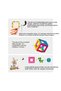 Original Magnetic Tiles Star Diamond Light Version 82 Pieces Light-Up Magnetic Lego - Magnet Lego L - 4