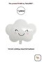 1 Piece Smiling Cloud Shaped 18 Inch Foil Balloon Birthday Decoration