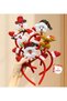 Plush Christmas Wreath Set of 5 Mixed Shapes