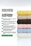 6-Piece Mixed Greek Hand Towels - 50X90 Cm, 225 Gr, 100% Cotton, Spa and Hotel Towels - 6
