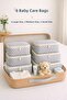 6 Piece Polka Dot Patterned - Birth/Hospital Discharge Bag - Patterned Baby Care Set