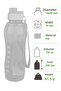 2 Pieces Water Bottle with Lid School Sports 750 ml - 7