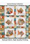 Patchwork Fabric Set – 100% Cotton Patterned Fabric Coupons for Sewing and Hobby - 2