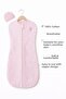 100% Cotton Zippered Baby Swaddle Newborn - 2