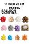 Pastel Balloon 11 Inc 28 cm Birthday Party Supplies 10 Pieces - 5
