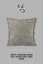 Throw Pillow Cover - Set of 3 Imported Velvet 45X45 cm and 35X50 cm Decorative Home Accessory Light Beige - 3