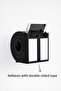 Adhesive Toilet Paper Holder Hanger with Refill Black 3011 - 2