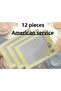 Color Your Breakfast Tables 12 Pieces 30X40 Disposable American Service - 2