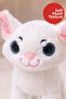 Karma White Plush Cat Toy – Soft Textured, Standing Model Cute Kitten 17 cm - 3