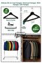 3 Pieces 48 cm Non-Slip, Wide Shoulder, Special Production Coat Hanger, Coat Hanger, Suit Hanger